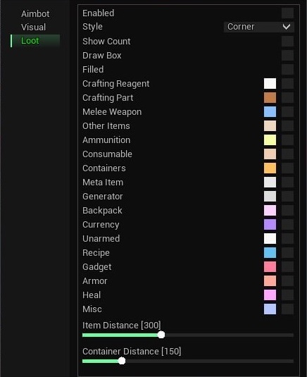 ARC Raiders меню / интерфейс 1